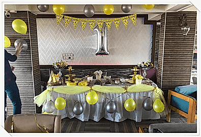 1 Yaş doğum Günü konsept Masa Tasarımı