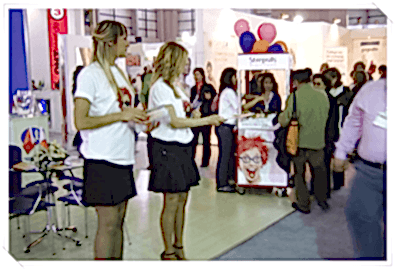 Fuar Organizasyonu stand aktivitesi gösteri ekipleri