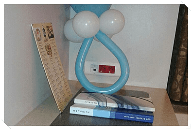 Hastane odası balon dekorasyonu