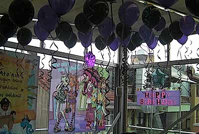 1 Yaş Doğum Günü mekan süsleme