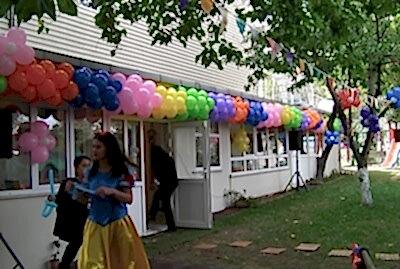 Uçan balon balon dekorasyon 23 nisan okul süsleme