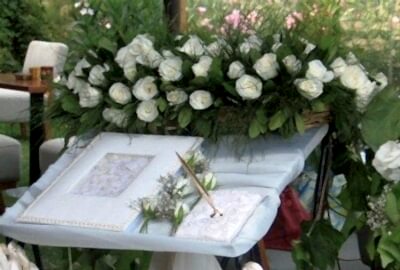 Baby Shower anı defteri ve kürsüsü