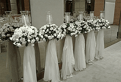 Davet organizasyon Mum Dekorasyon