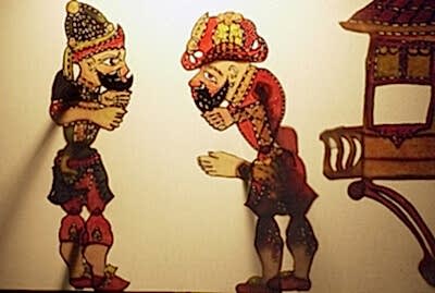 Doğum günü Baskılı karagöz Hacivat
