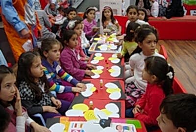 Doğum günü kes katla yapıştır atölyesi