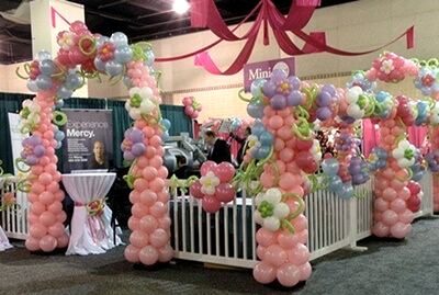 Fuar Organizasyonu balon dekorasyon fuar balon süsleme