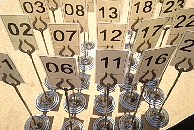 Nişan Organizasyonu Masa Numaratörü