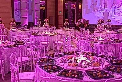 Nişan Organizasyonu Masa Sandalye Süsleme