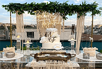 Nişan Organizasyonu Nişan Masası Dekoru