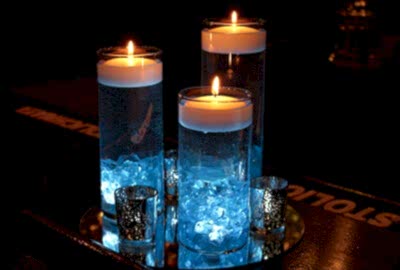 Şirket Yemeği Mum Dekorasyon Şamdan Dekorasyon