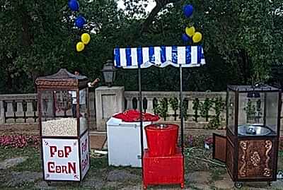 Şirket Yemeği Sokak satıcıları Pop Corn Pamuk Helva