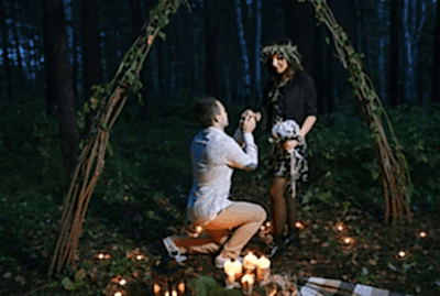 Özel KOnsept Süpriz Evlilik teklifi