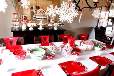 Yılbaşı Kutlamaları  Yılbaşı masa Dekorasyonu
